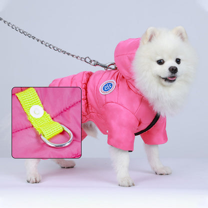 🐶 Cozy Dog Winter Suit | Full-Body Fleece Warmth, Easy Back Zipper & Non-Slip Grips