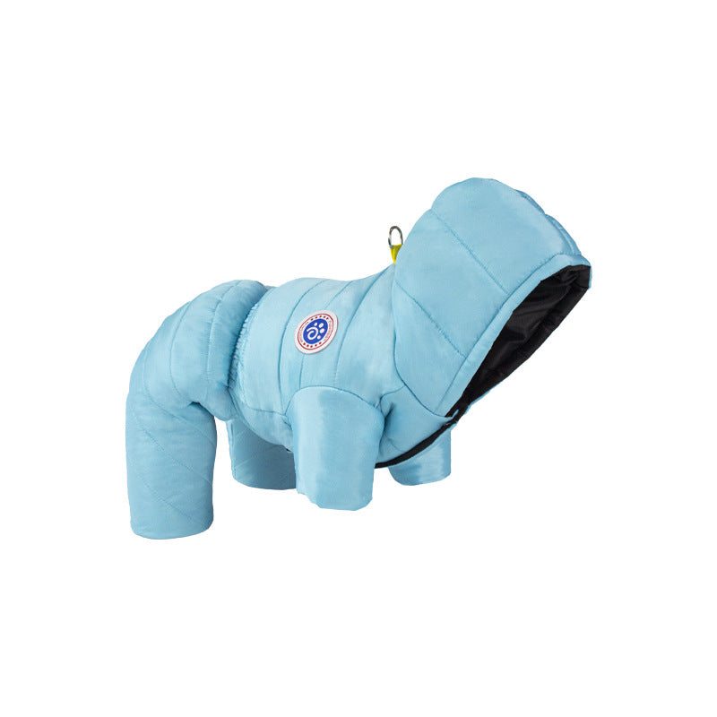 🐶 Cozy Dog Winter Suit | Full-Body Fleece Warmth, Easy Back Zipper & Non-Slip Grips