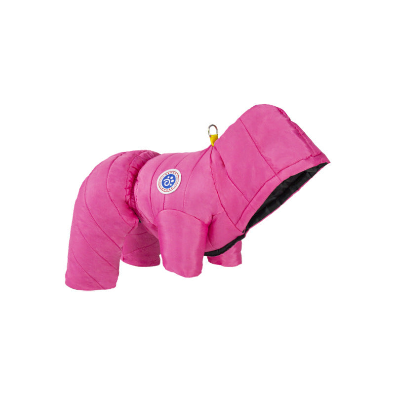 🐶 Cozy Dog Winter Suit | Full-Body Fleece Warmth, Easy Back Zipper & Non-Slip Grips