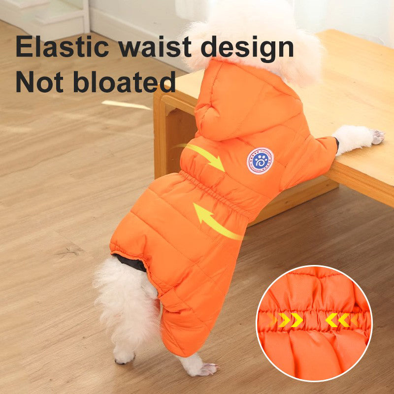 🐶 Cozy Dog Winter Suit | Full-Body Fleece Warmth, Easy Back Zipper & Non-Slip Grips