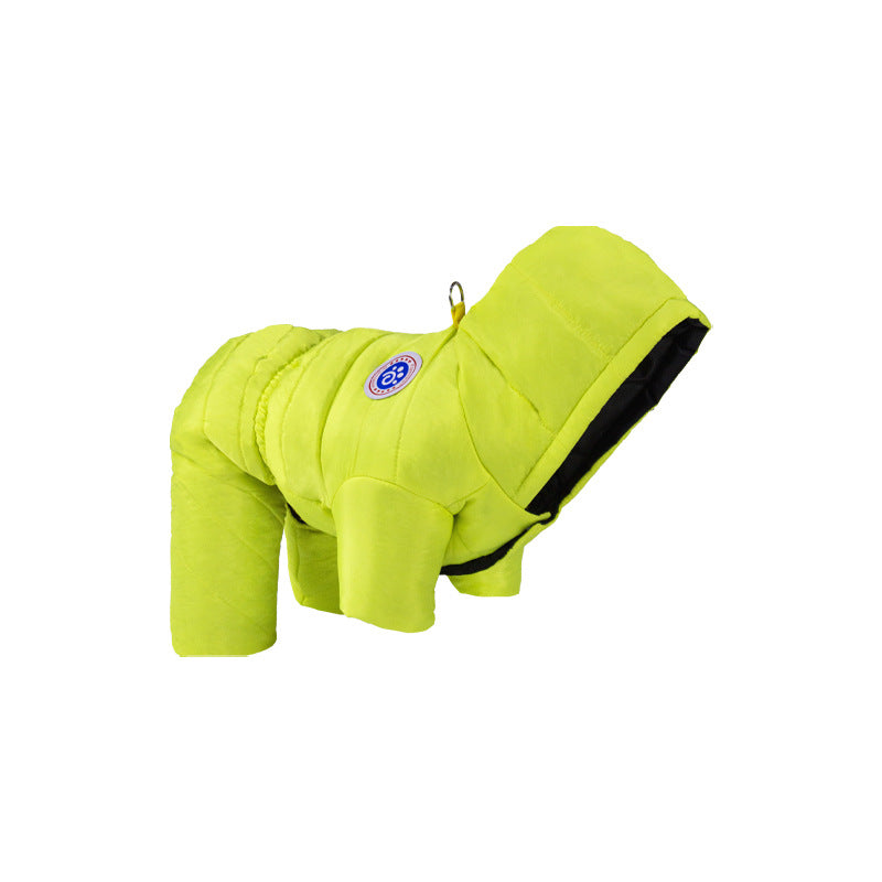 🐶 Cozy Dog Winter Suit | Full-Body Fleece Warmth, Easy Back Zipper & Non-Slip Grips