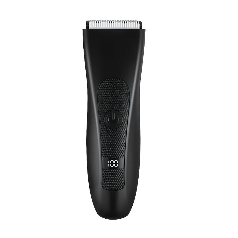 ✂️ Men's Digital Body Trimmer – L-Shaped Safety Blade, LED Display & 90-Min Runtime ✨