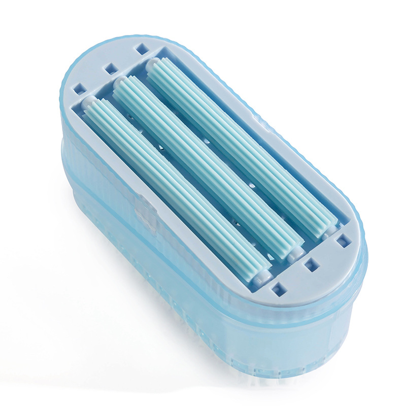Multifunctional Soap Box with Roller & Scrubber