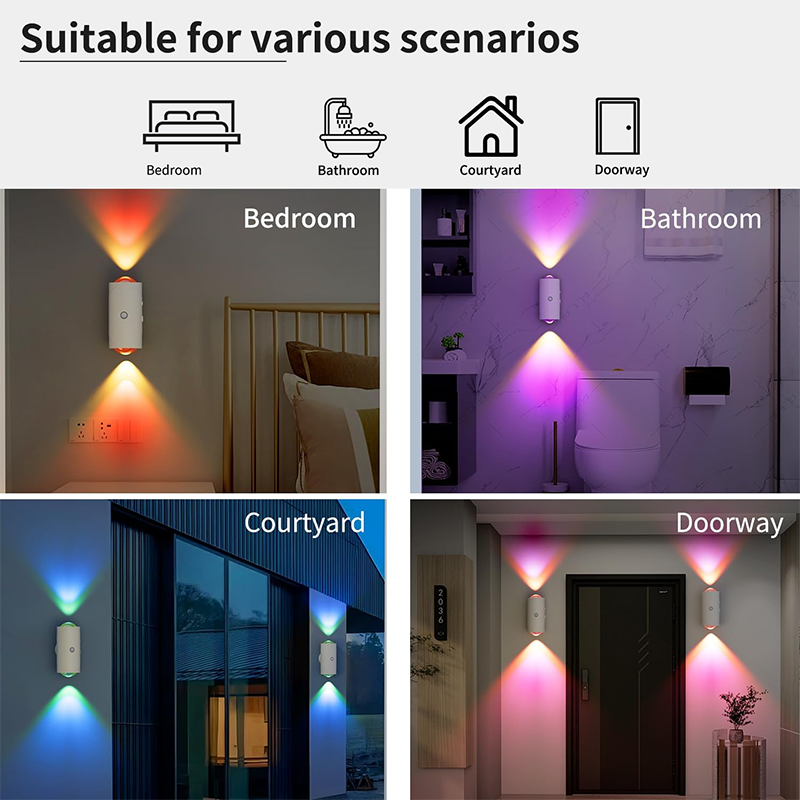 Auto-Sensing Color Changing Night Light