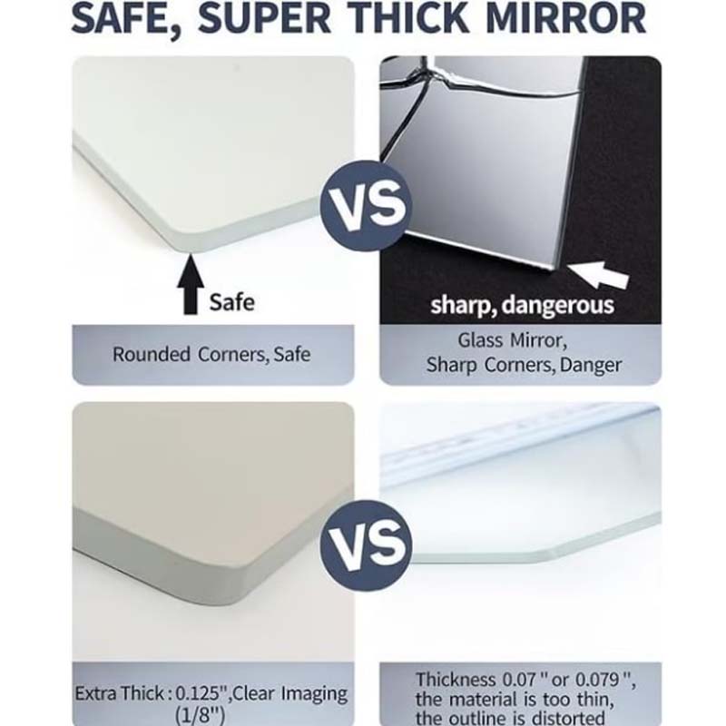 Self-Adhesive Acrylic Mirror Wall Sticker