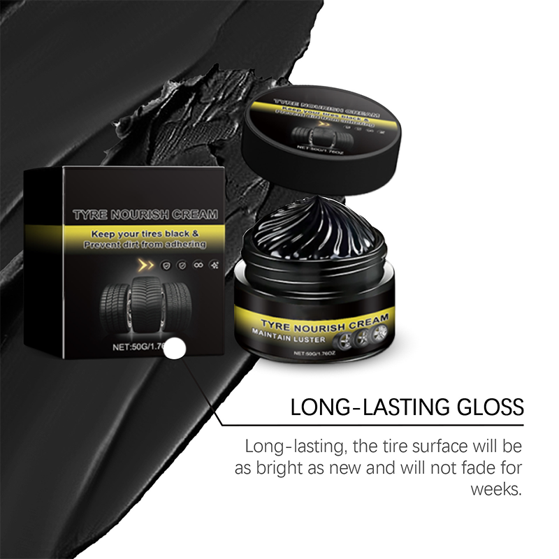 ✨ Tire wax – Restores black gloss, blocks UV, repels dirt. Easy & quick!🚗