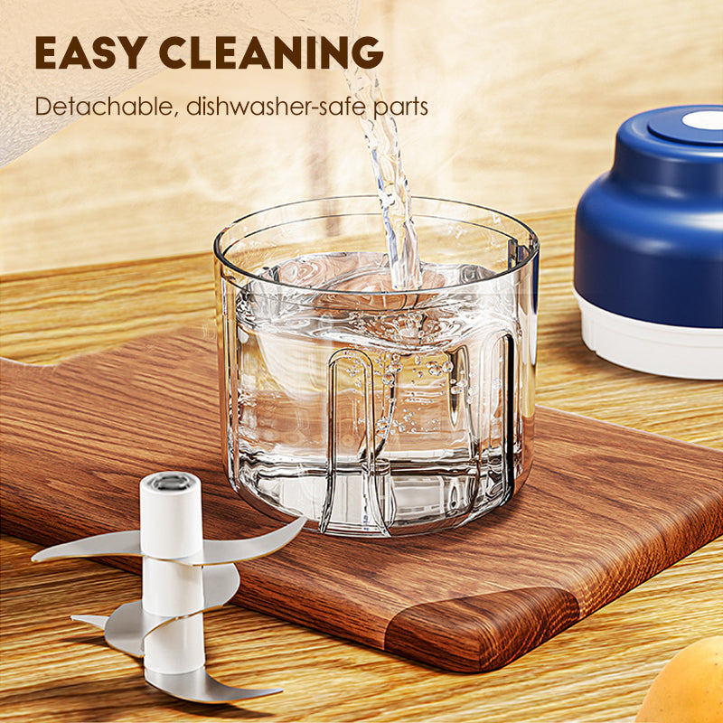 Electric Mini Garlic Chopper Set