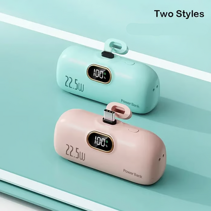 🔋 5000mAh Mini Portable Phone Power Bank