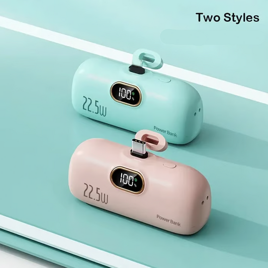 🔋 5000mAh Mini Portable Phone Power Bank