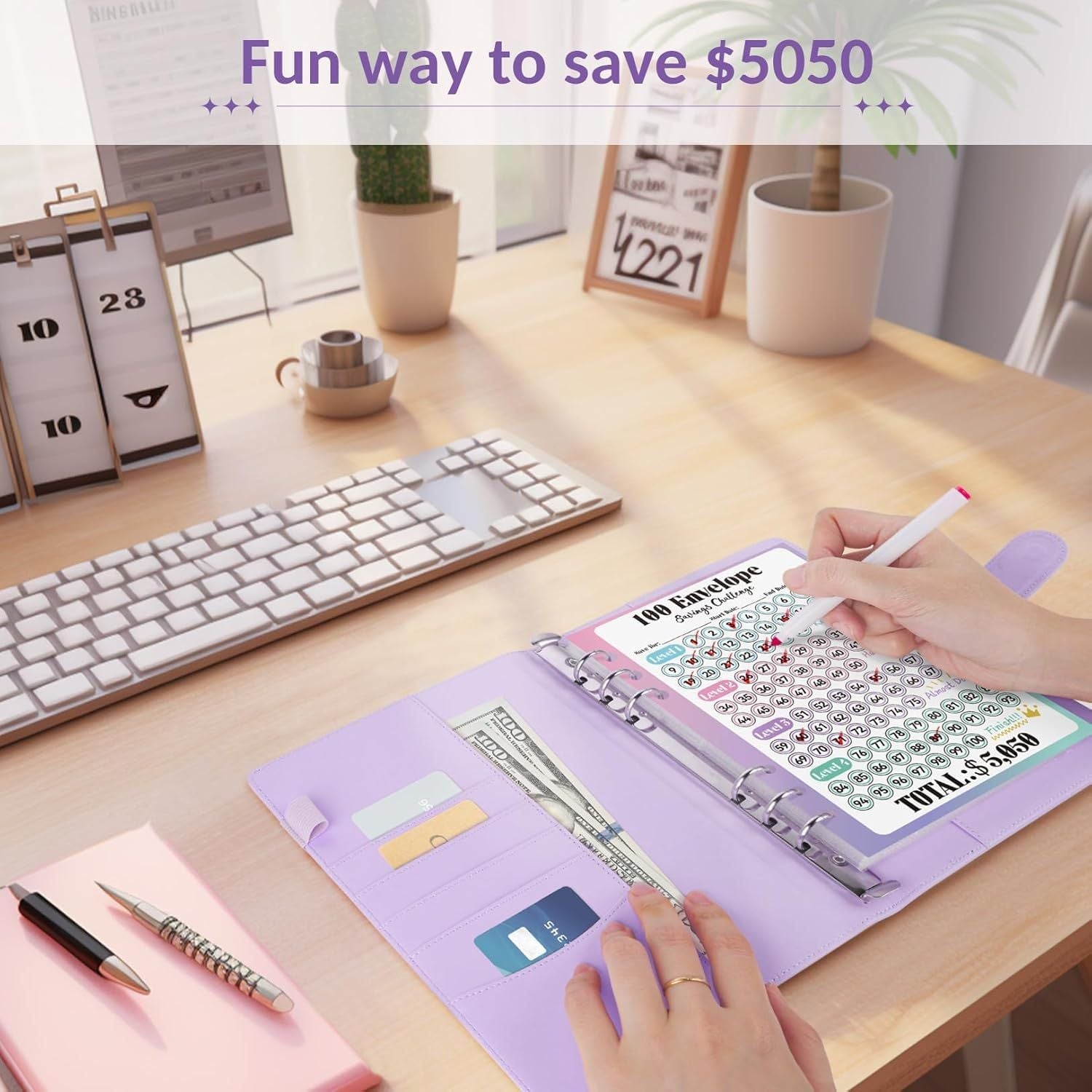 ⚡50K+ SOLD!💝Savings Challenges Book with Envelopes💸