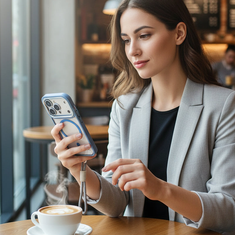 Magnetic Phone Case with Built-in Kickstand