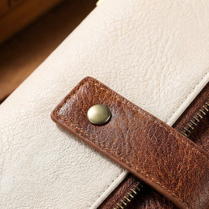 Women's Retro Style RFID Blocking Tri-fold Wallet