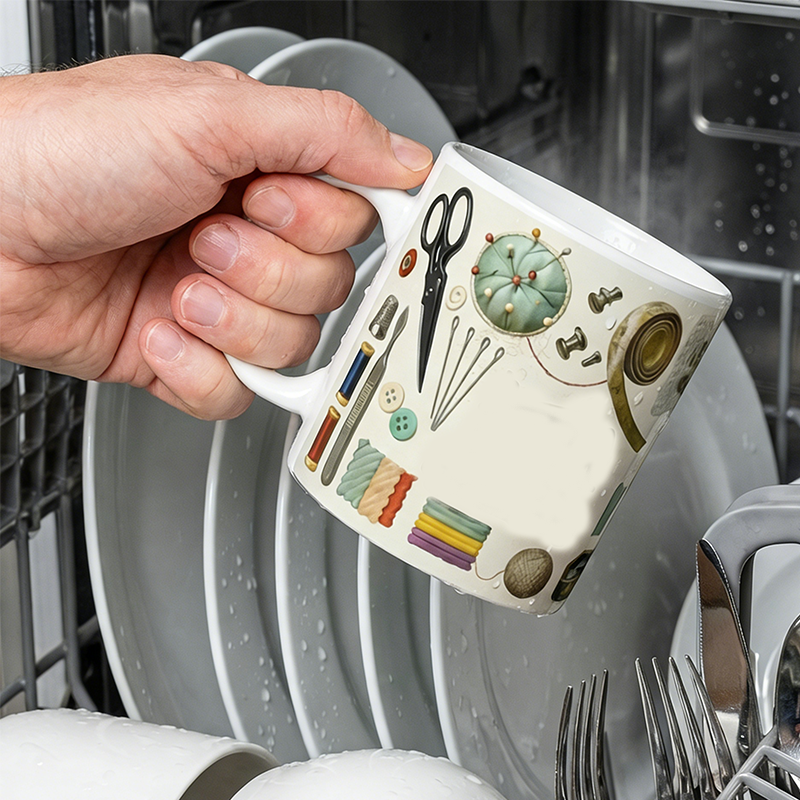 Ceramic Coffee Mug with Handle