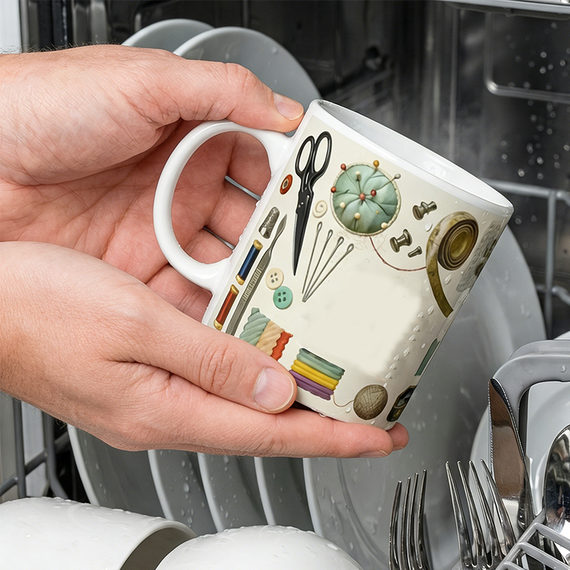 Ceramic Coffee Mug with Handle