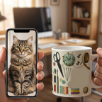 Ceramic Coffee Mug with Handle
