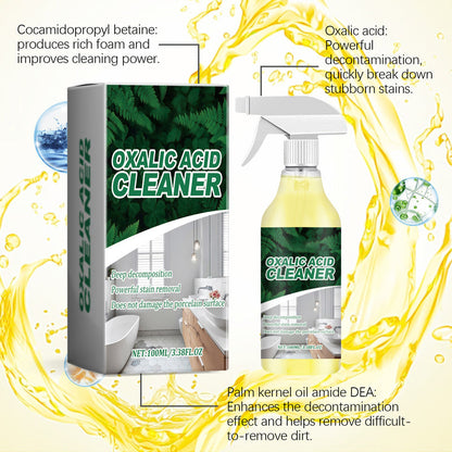 【CLEARANCE!】Molecular-Level Cleaning Tech! Oxalic Acid Cleaner Dissolves Rust🚽✨