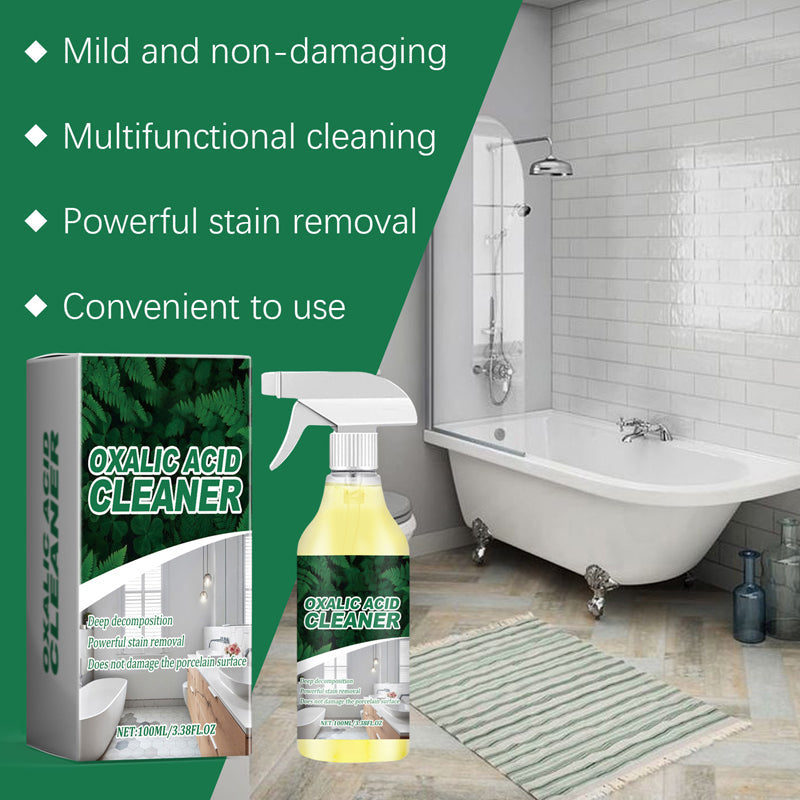 【CLEARANCE!】Molecular-Level Cleaning Tech! Oxalic Acid Cleaner Dissolves Rust🚽✨