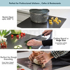 👩‍🍳🔪Must‑Have Cooking Tool！🥩🥦Safer, Cleaner & More Convenient!💥304 Stainless Steel Cutting Board