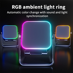 💎 5-IN-1 WIRELESS SPEAKER STAND! 💎 Induction Audio, Phone Holder & Ambient Light