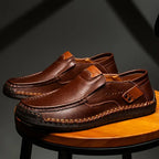 💎 64% OFF! 💎 Classic Men’s Slip-On Leather Shoes – Premium Calfskin, All-Day Comfort & Effortless Style