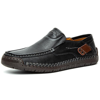 💎 64% OFF! 💎 Classic Men’s Slip-On Leather Shoes – Premium Calfskin, All-Day Comfort & Effortless Style