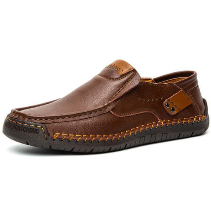 💎 64% OFF! 💎 Classic Men’s Slip-On Leather Shoes – Premium Calfskin, All-Day Comfort & Effortless Style