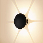 Modern LED Wall Sconce with Geometric Light Effect