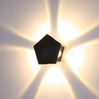 Modern LED Wall Sconce with Geometric Light Effect
