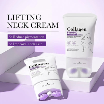 Collagen Firming Neck Cream with Massage Roller