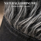 🧢Unisex Hip-Hop Wig Hat – Grunge Style, Soft & Comfortable Fit for Parties, Cosplay and Costumes ✨