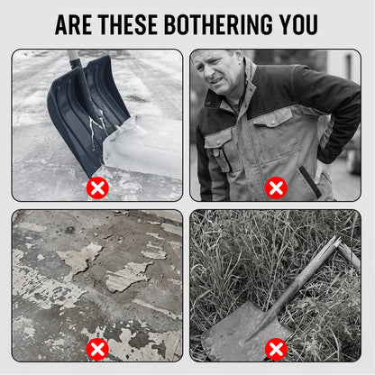 🧱❄️ Heavy Duty Multifunction Cleaning Shovel – Ultra-Sharp Manganese Steel Blade for All Seasons 🔥🌿