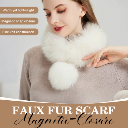 🧣Faux Fur Scarf with Magnetic Closure❄️