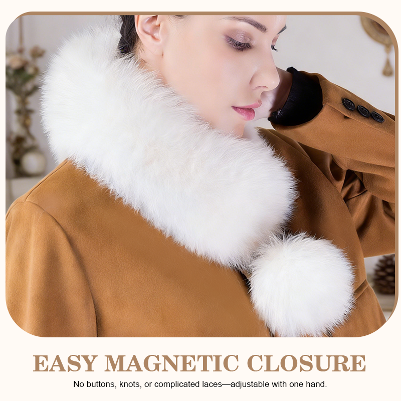🧣Faux Fur Scarf with Magnetic Closure❄️
