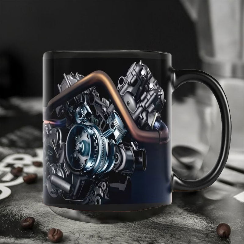 Mechanic Engine Ceramic Coffee Mug