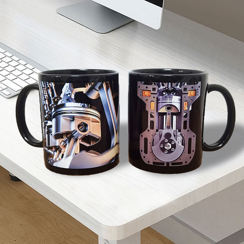 Mechanic Engine Ceramic Coffee Mug