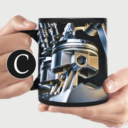 Mechanic Engine Ceramic Coffee Mug