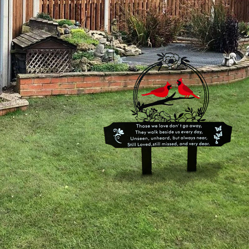 Metal Cemetery Memorial Stake