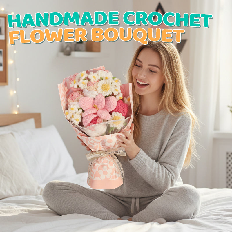 Handmade Crochet Flower Bouquet