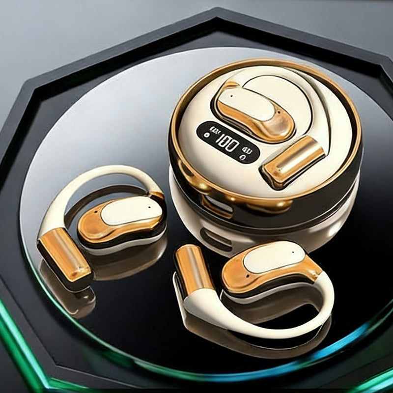 🎧 Open-ear Headphones with 72-hour Battery Life, Secure Fit for Workouts and Commutes ✨