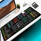 Stain-Resistant Anti-Slip Shortcut Desk Pad for Office