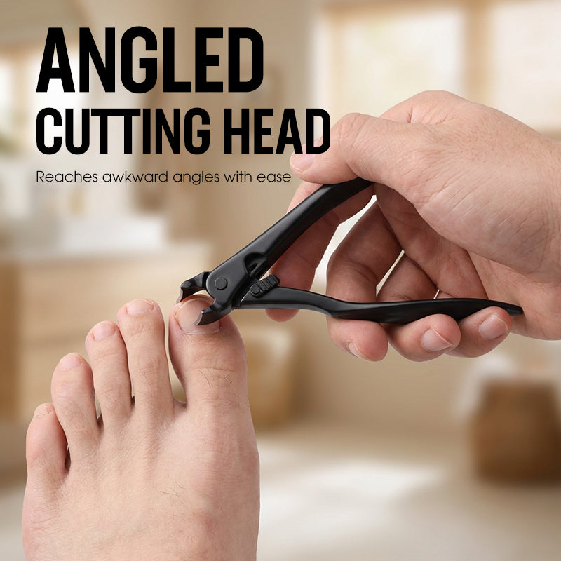 🔥Curved Stainless Steel Nail Clippers – Ergonomic and easy for seniors to use