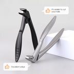 🔥Curved Stainless Steel Nail Clippers – Ergonomic and easy for seniors to use