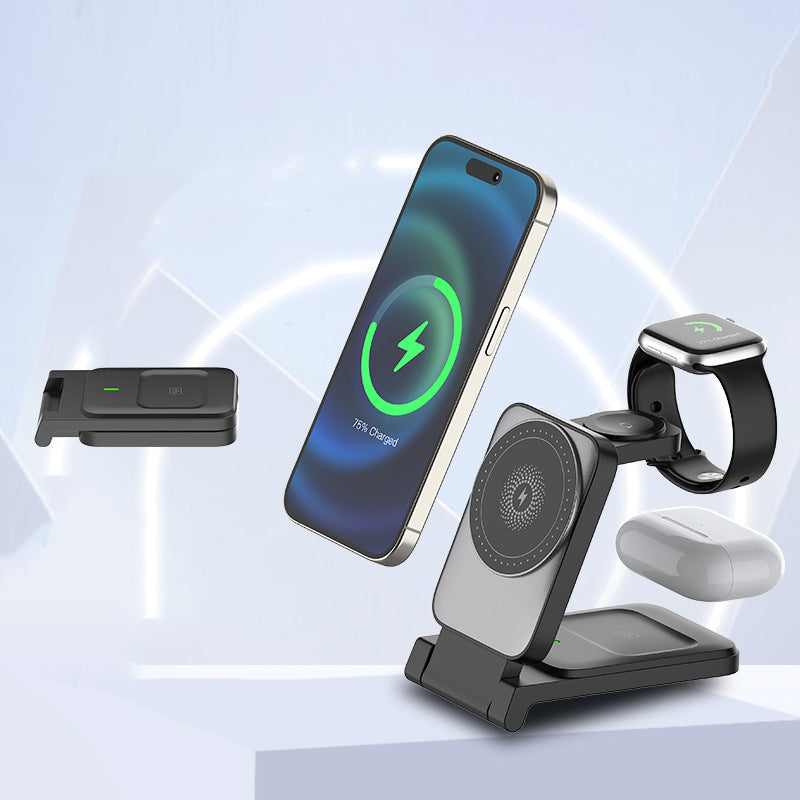 🔥3-in-1 Foldable Magnetic Wireless Charger