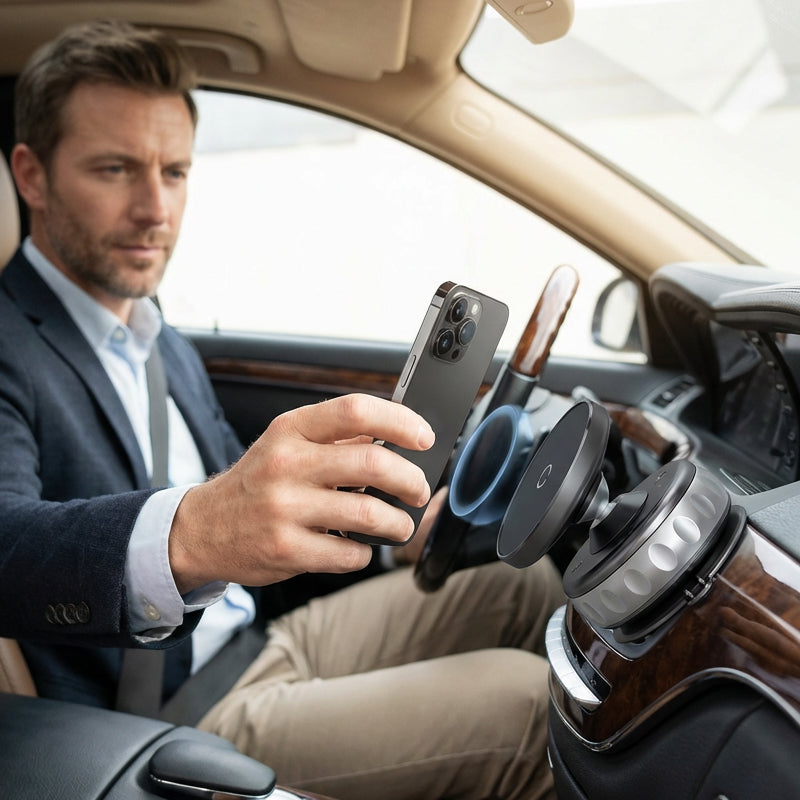 🔥Vacuum Magnetic Car Phone Mount