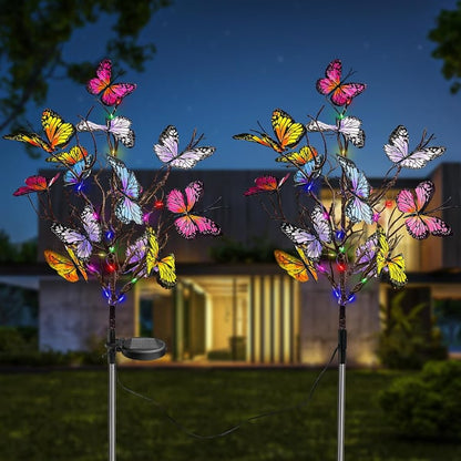 🦋Waterproof Solar Outdoor Butterfly Lights💐