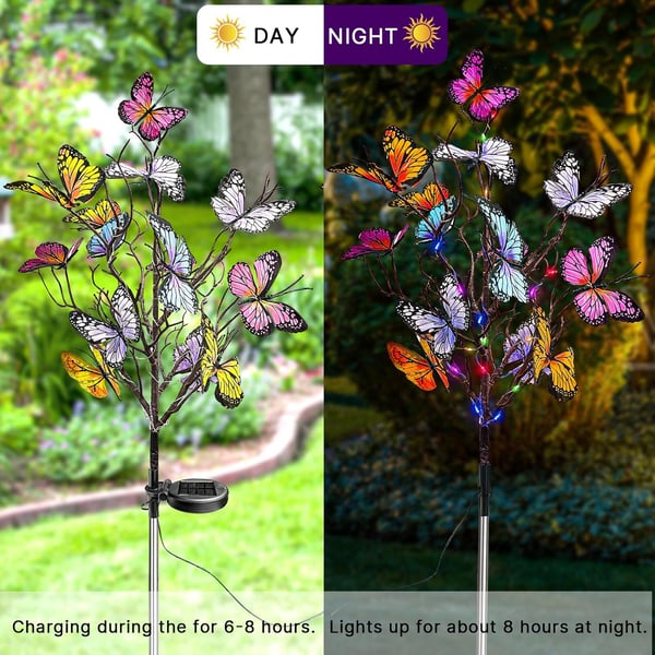 🦋Waterproof Solar Outdoor Butterfly Lights💐