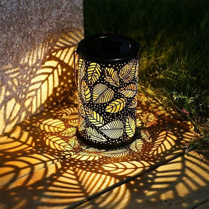 🔥Hanging Solar Shadow Lantern with Hollow Design