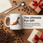 Funny Monkey Ceramic Mug - Humorous Gift