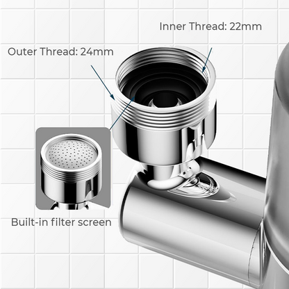 💝Universal 720° Rotating Faucet Filter Nozzle Set