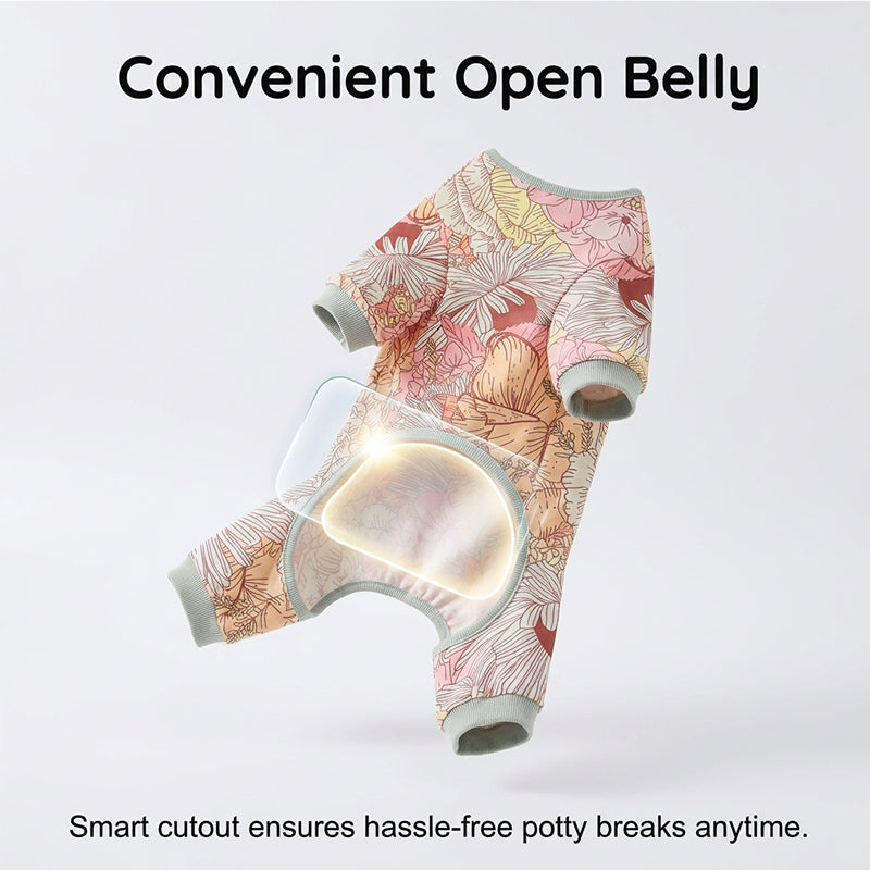 Breathable Pet Pajamas with Full Coverage